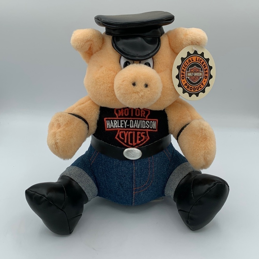 Harley-Davidson Large Plush just over 10” tall sitting - super clean